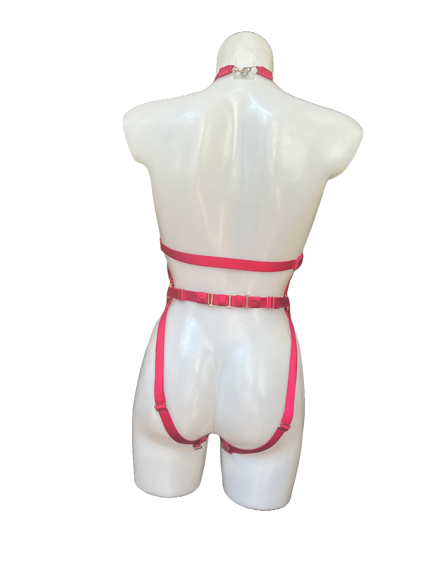 EVOLVE Bodysuit, Cherry links, mixed hardware , rose gold -BESPOKE SAMPLE