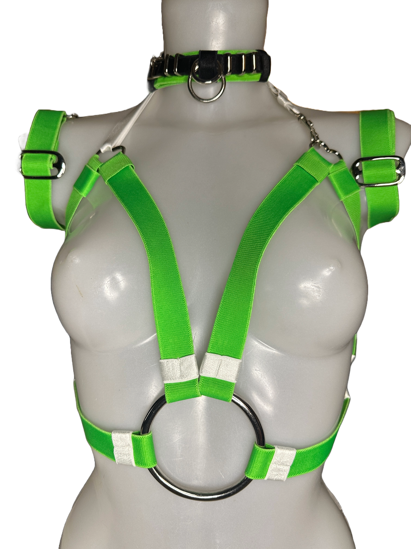 FULL SET - NEON GREEN Fits S/M/L Sizes 10/12- Adjustable SAMPLE- UV