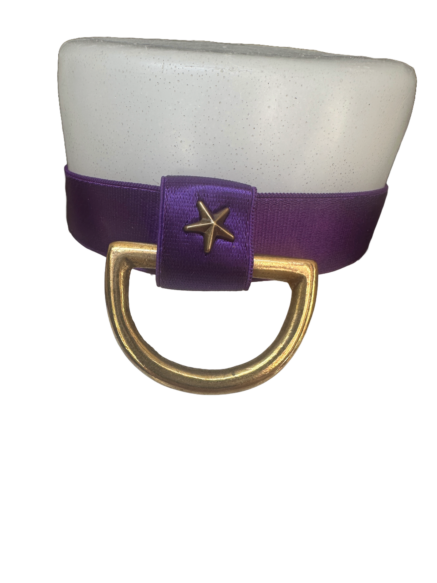The PURPLE One- Choker - HAND DYED - GOLD - SMALL