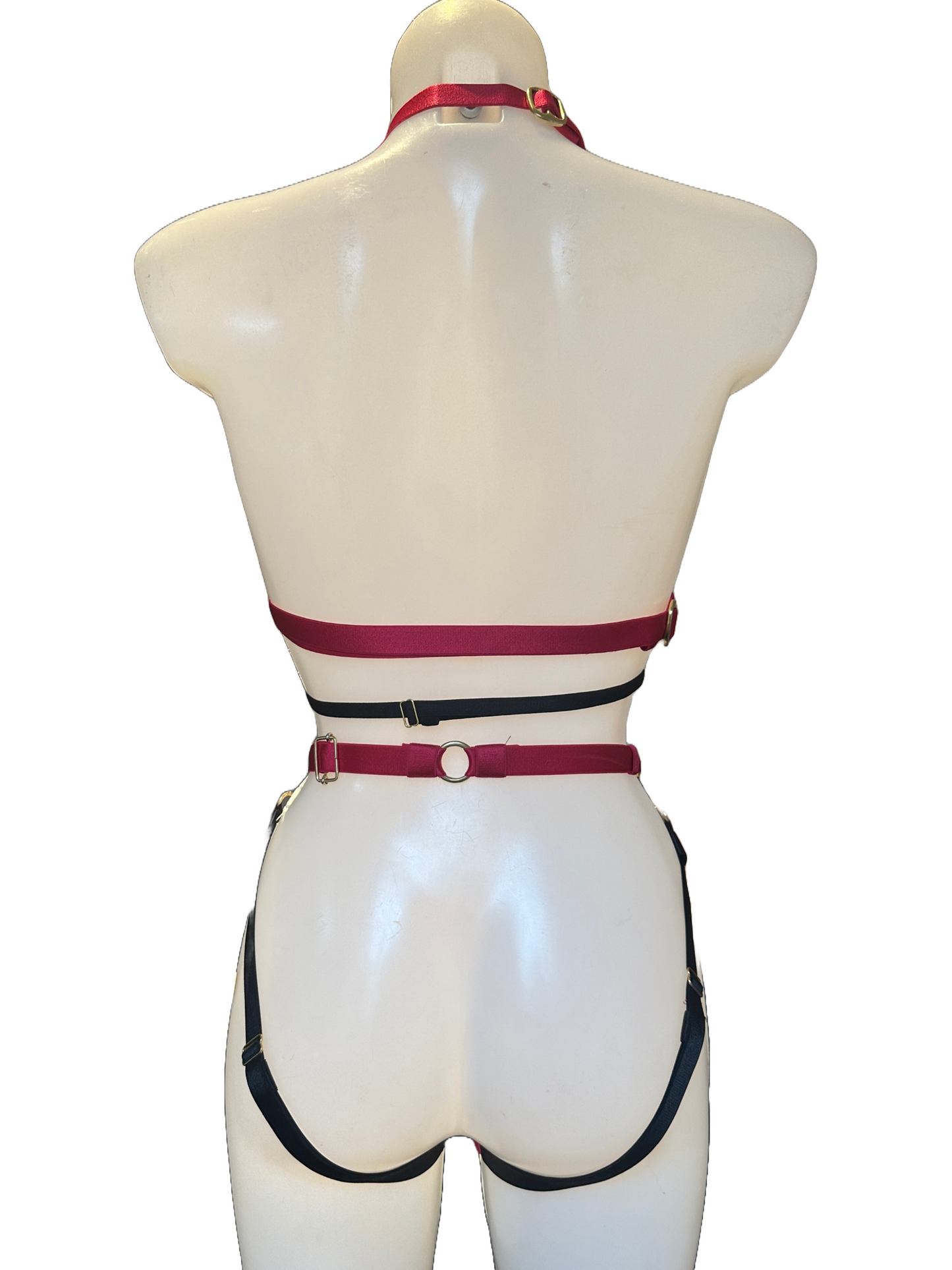 RUBY BODYSUIT, Red, gold