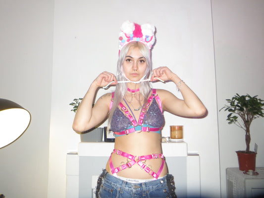 CELESTIAL Set, Pink/ Gold S/M