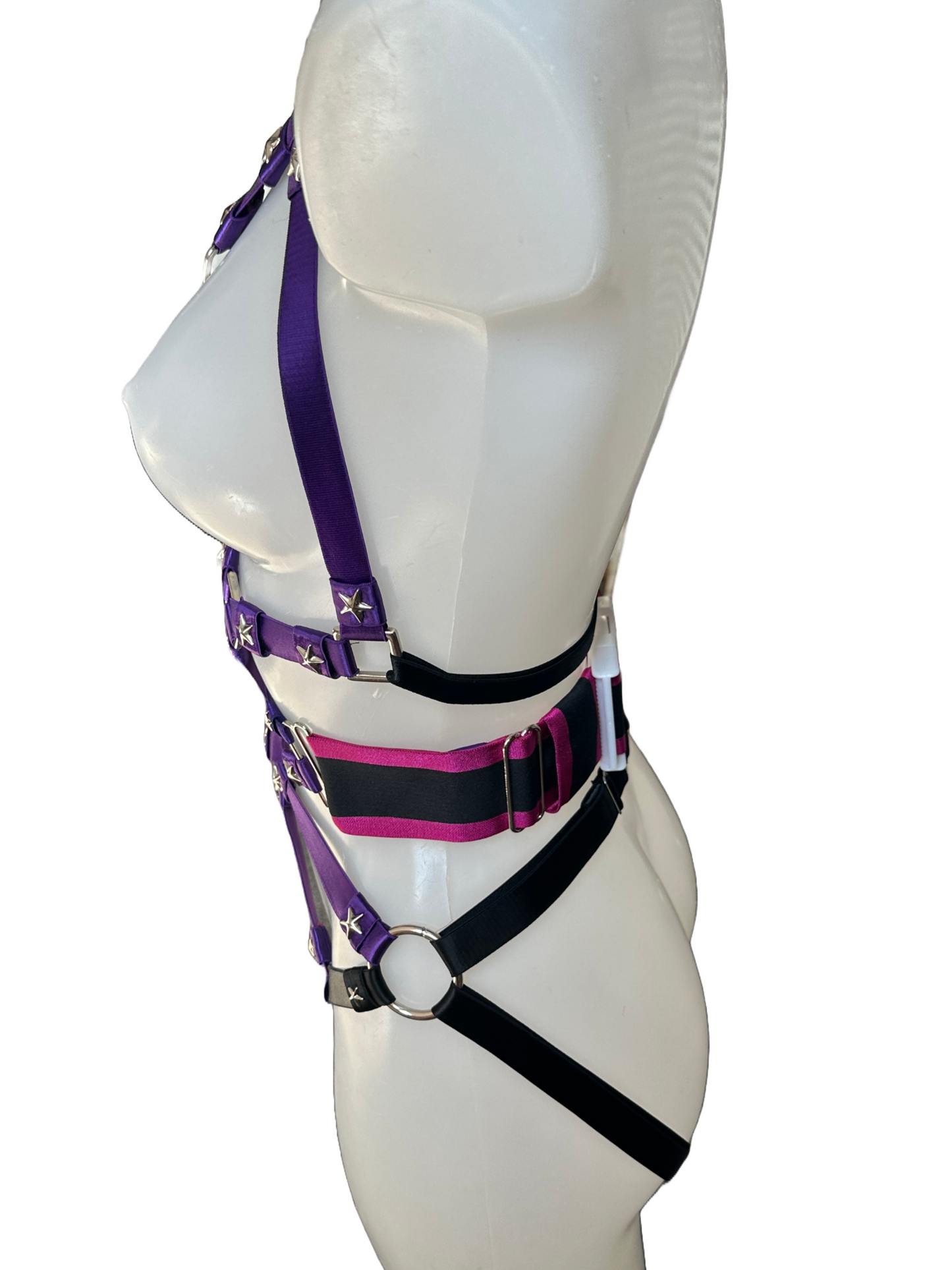 PURPLE STUDDED SUPERNOVA BODYSUIT