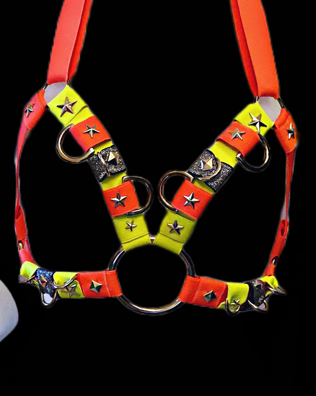 STELLAR CAGE BRA, Neon