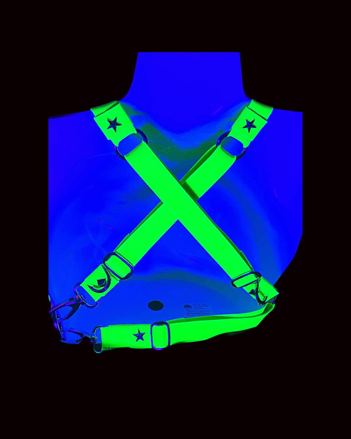STELLAR CAGE BRA, Neon